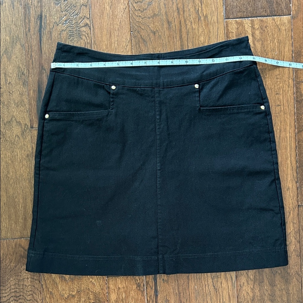 Golf Skort (4) and Sleeveless Polo (M) Black and White Lopez EP PRO - Picture 5 of 15